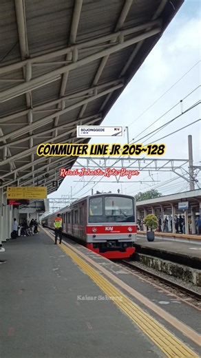 Momen kedatangan Commuter Line tujuan Bogor #commuterline #keretaapi #train #railway #krl #reels #fy