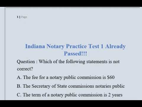 You Passed Your Indiana Notary Exam Before Even Taking It?! 😱 Here's How Thousands