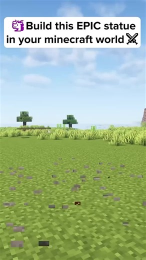 Build an Epic Minecraft Statue Tutorial