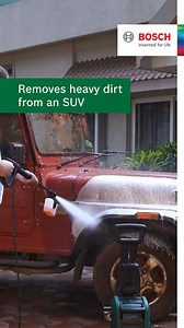 The Bosch Universal Aquatak 130 High-Pressure Washer is a practical and quick solution for a number of cleaning tasks, such as washing bikes and cars, cleaning your balcony, and much more. With its 450-ml High-Pressure Detergent Nozzle, you can apply soap rapidly while cleaning and saving time. You can receive flawless cleaning right away thanks to the Universal Aquatak 130's quick and easy push-fit connectors! Shop your Aquatak 130 here - https://www.amazon.in/stores/page/DF15A6AD-95FC-4ADD-A03