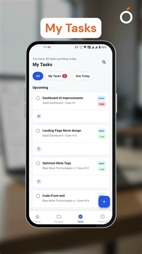Move your thumb. Run your projects. 📱