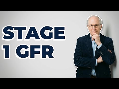 What GFR Level Defines Stage 1 Kidney Disease?