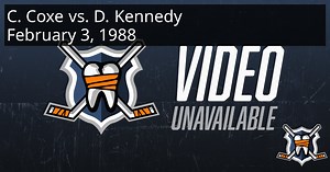 Craig Coxe vs. Dean Kennedy, February 3, 1988 - Vancouver Canucks vs. Los Angeles Kings | HockeyFights