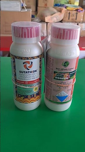 Sudarshan farm chemical Sutathion best agro ronfen pyriproxyfen 8% dinotefuran 5% diafenthiuron 18%