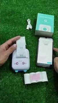 How to print sticker from mini bluetooth printer | Daraz Store: Talib Thermal Tech