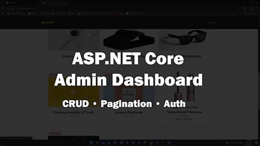 Ahmedelhwwary: I will build asp net core admin dashboard with crud and paganation for $25 on fiverr.com