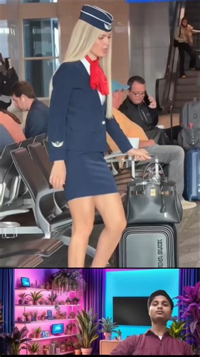 👠✈️ Air Hostess Walking at Airport | Cabin Crew Style #Shorts #airhostess #cabincrew #travel