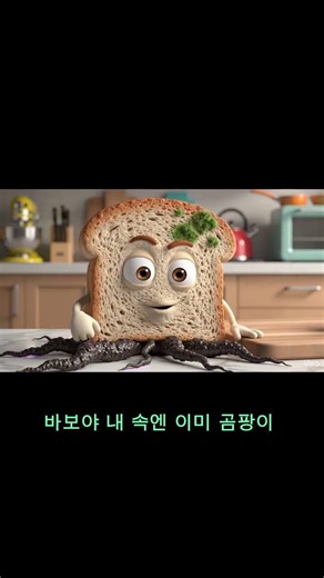 [충격] 식빵 곰팡이, 떼고 먹으면 생기는 일 (간 망가집니다 ㄷㄷ)