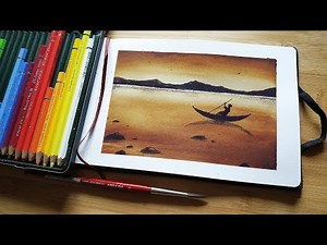 Watercolor pencils beginner friendly tutorial