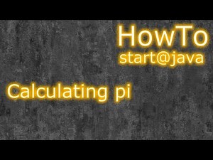Java: Calculating pi