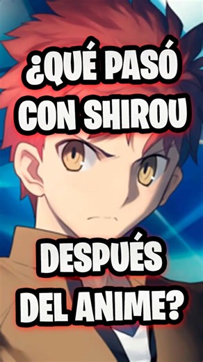 What happened to Shirou after the anime? #fate #anime #fgo #otaku #waifu