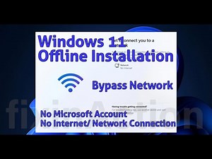 How to Bypass Install and Setup Windows 11 Without an Internet Connection and Microsoft Account
