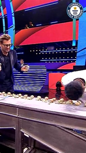 Throwback to when India's S.Navin Kumar went head-to-head in this nut cracking showdown! 🤯 | Guinness World Records