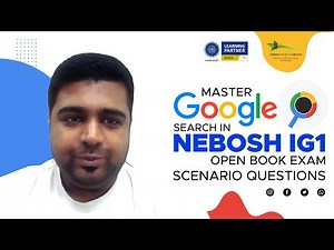 NEBOSH IG1 Open Book Exam Smart Google Search Tips | Green World Group