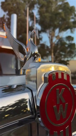 Stunning Sunset Over Diesel Trucks on Newell Highway