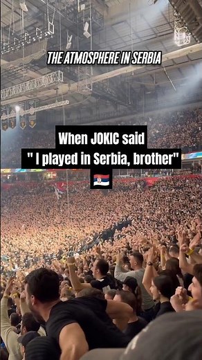 When JOKIC said " I PLAYED in SERBIA, BROTHER " | Partizan | Crvena zvezda | Atmosphere