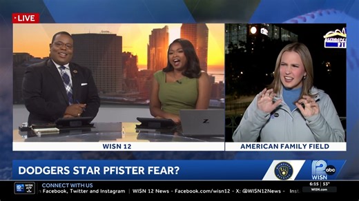 Watch to hear my special request for the (alleged) Pfister Hotel ghosts while the Dodgers are in town 😂👻🪶 | Mallory Anderson