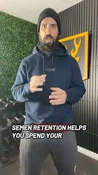 #semenretention trains you in self control which then influences all areas of your life