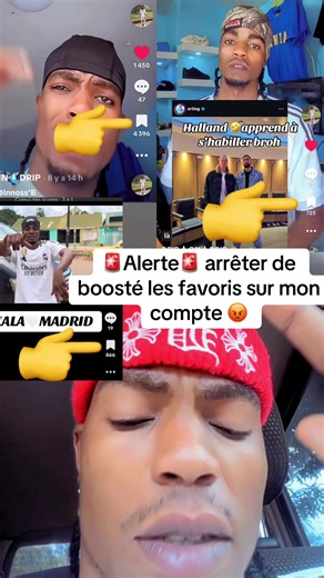 🚨Alerte🚨 arrêter de boosté les favoris sur mon compte 😡 @alvinegrace2 @ROSS OFF @baraka.levrai.combattant @Lolo le mignon 🥰 @MARTIAL MK🐍 @PIÈCE DE LA MORT 🐘👖 @7.8 officiel 001🇲🇦🇲🇦❤️ @R-DIX mwisho ✊ @SIZANI_ROI_DE_SON 🔥