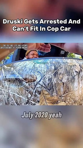 Comedian Druski gets arrested after having a suspended drivers license and not having insurance or registration for his vehicle | Dylan Crenshaw