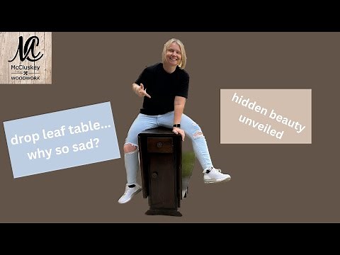 RESTORATION of an ANTIQUE Drop Leaf TABLE