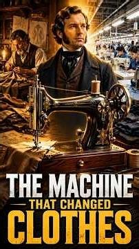 The Sewing Machine Changed The World Forever… But Nobody Knows This Story 🧵