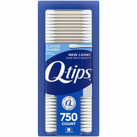 Q-tips Cotton Swabs, Original, For Home, First Aid and Beauty, 100% Cotton, 750 Count
