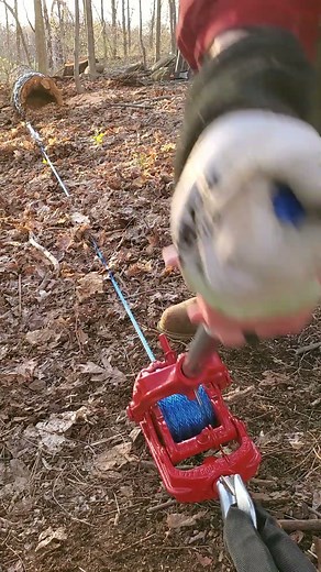 Mechanical Winch!!! Wyeth Scott Power Puller, Dragging a Oak Log!!!