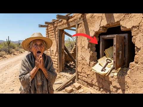 Una anciana sola compró una casa en ruinas por 9 pesos. Lo que había dentro nadie lo puede explicar