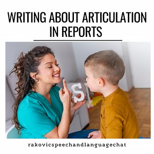 Writing about Articulation in a Report
