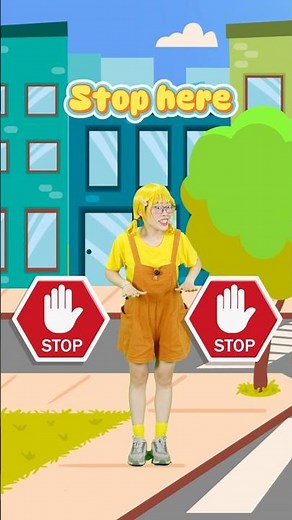 Follow the Signs! 🚦 Go Straight, Turn Right, Cross the Road | Fun Educational Video #education
