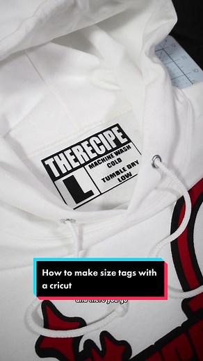 Customize Your Own Size Tags for Clothes with Cricut