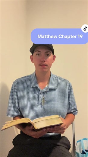 Matthew Chapter 19: Teachings on Divorce, Jesus loves the Children and the lesson about the rich young man! #dailybiblereading #christiantiktok #thebiblewithconnor