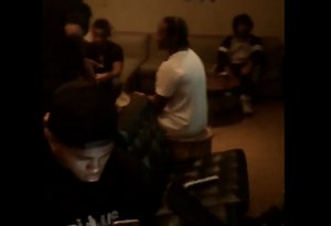 Pause: Young Thug's Producer "London On Da Track" In The Studio With Super Questionable Content Playing On The TV!