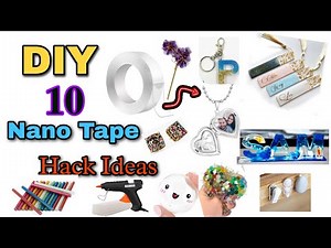 DIY 10 Nano Tape Hack Craft Ideas 💡