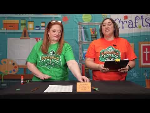 Emerald Crossing VBS: Day 1 Crafts