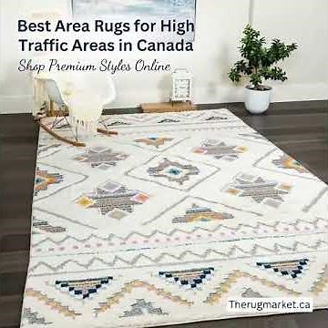Best Area Rugs for High Traffic Areas in Canada 🇨🇦 | Durable, Stylish & Easy to Clean
