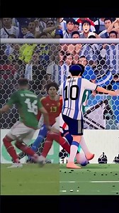 Messi vs Ochoa moment into anime