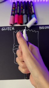 Black Bart Simpson like you’ve never seen – two glitch art styles