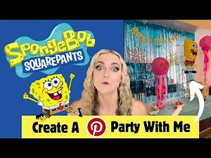 Spongebob Square Pants Party Decorations On A 100$ Budget