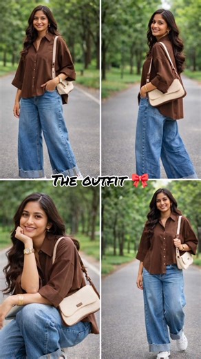 The Outfit 🎀 // Shirt + Jeans // #outfitideas #ootd #fashiontrends #trending #fyp