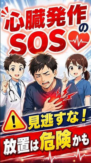 【【生存率を上げる】一分一秒を争う！😱 見逃してはいけない「心臓発作の初期サイン」】