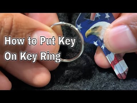How To Put A Key On A Key Ring