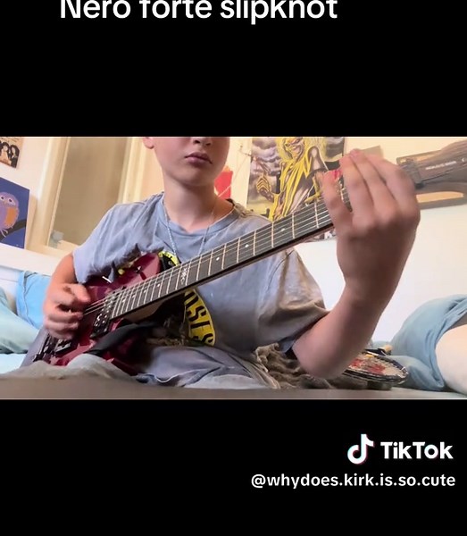 ‏Nero forte slipknot on guitar#guitar #fyp #slipknot