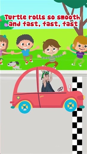 Bé học từ vựng qua bài hát: Bánh xe hình tròn hay hình vuông? ⚪🔲 | Circle Square Song #shorts