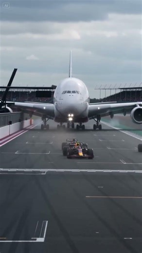 Airbus A380 tentou correr com F1… e destruiu tudo 💀✈️🏎️