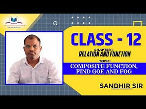 MATHS LECTURE - CLASS 12