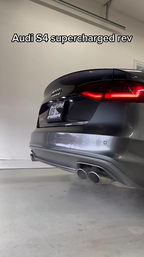 Audi S4 Supercharged Rev Exhaust Sound | S4 Supercharged Audi S4