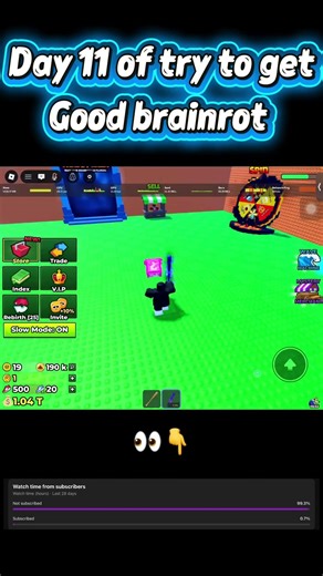 Escape tsunami for brainrot