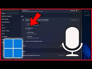 HOW TO CHANGE YOUR MICROPHONE ON WINDOWS 11 - TUTORIAL ITA #windows11 #pc #viral #tutorial